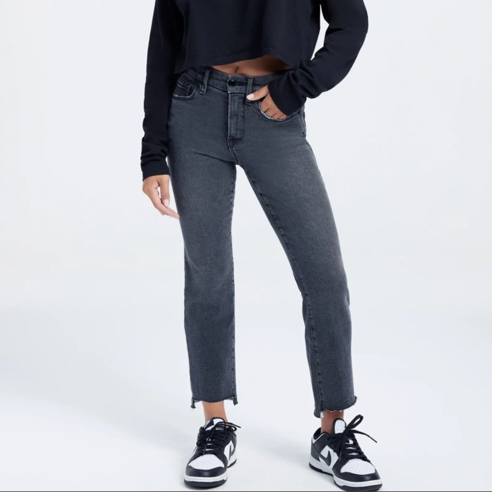 NWT Good American - Good Petite Straight Jeans Size 6/28